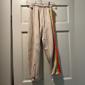Aviator Nation Crème sweatpants size small